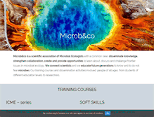 Tablet Screenshot of microbeco.org